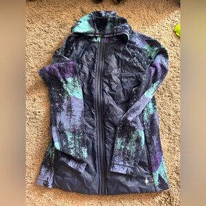 Like New Smartwool Smartloft Full Zip with attached hood